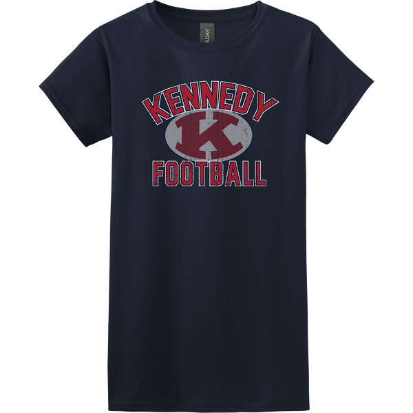 JFK Knights Football Softstyle Ladies' T-Shirt